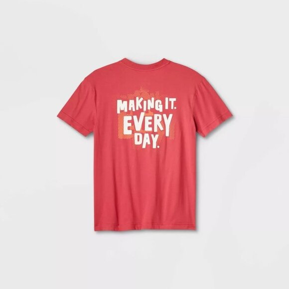 Black History Month Adult History To Be Made Short Sleeve T-Shirt Dark Red Sz M - Picture 2 of 6